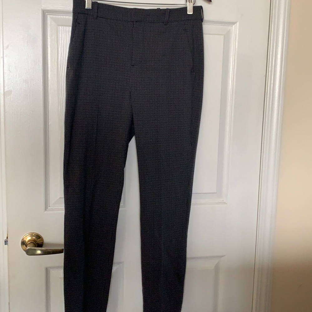 ZARA | Houndstooth Straight Leg Pants Sz US 8